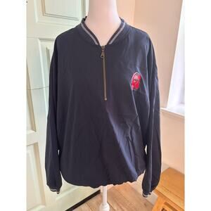 Vintage Akwa Half Zip Windbreaker | 90s Sportcore Tennis Jacket